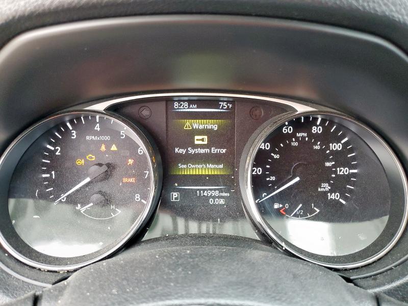 KNMAT2MT7GP594857 - 2016 NISSAN ROGUE S BLACK photo 9