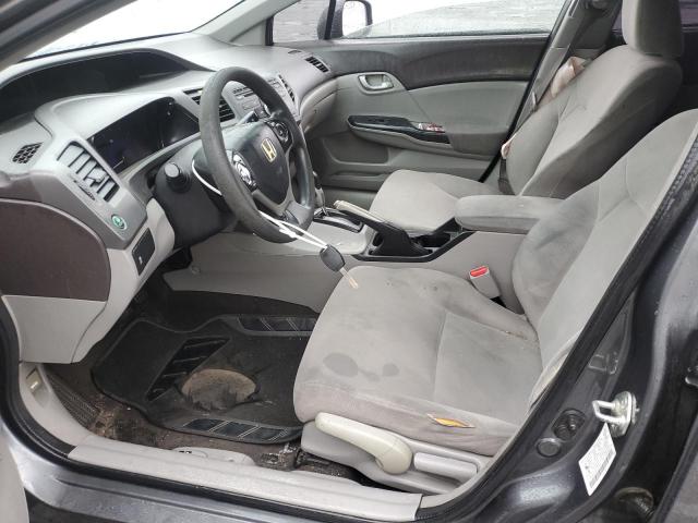 2HGFB2F55CH573769 - 2012 HONDA CIVIC LX 灰色 照片 7