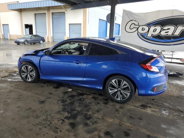 2HGFC3B32JH355969 - 2018 HONDA CIVIC EX Көк фото 2