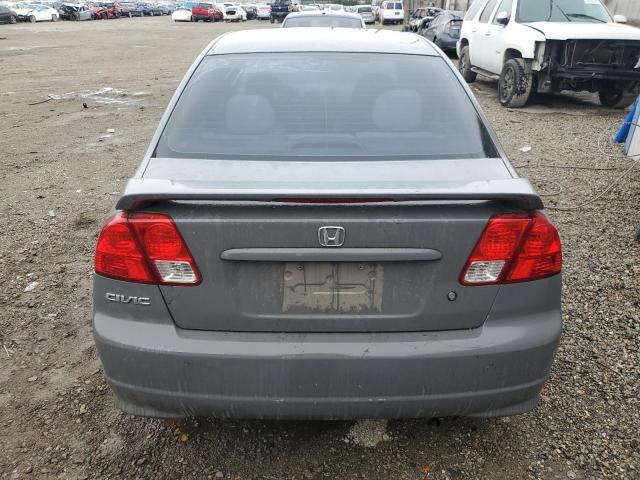 2HGES163X5H552858 - 2005 HONDA CIVIC DX VP BLUE photo 6