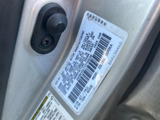 1NXBR32E77Z799296 - 2007 TOYOTA COROLLA CE SILVER photo 10