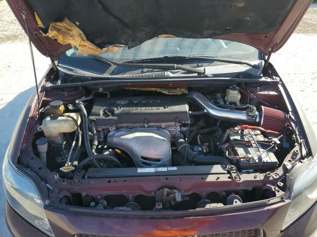 JTKDE177160131046 - 2006 TOYOTA SCION TC BURGUNDY photo 11