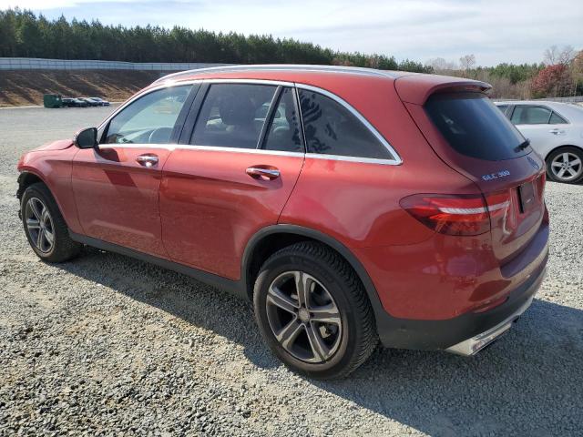 WDC0G4KB3HF157087 - 2017 MERCEDES-BENZ GLC 300 4MATIC ORANGE photo 2