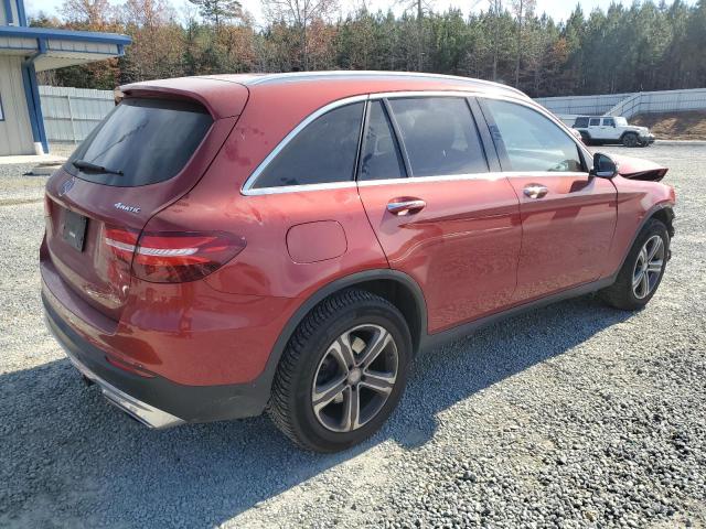 WDC0G4KB3HF157087 - 2017 MERCEDES-BENZ GLC 300 4MATIC ORANGE photo 3