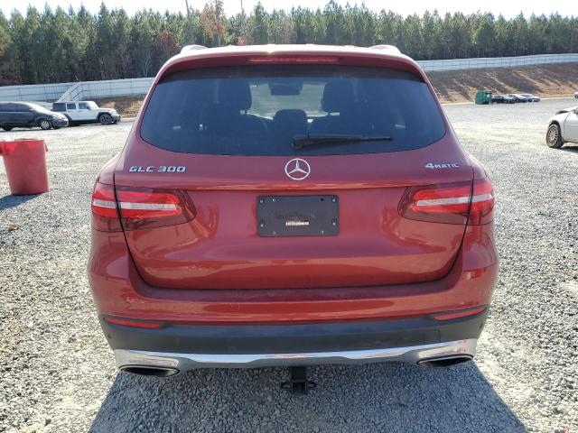 WDC0G4KB3HF157087 - 2017 MERCEDES-BENZ GLC 300 4MATIC ORANGE photo 6