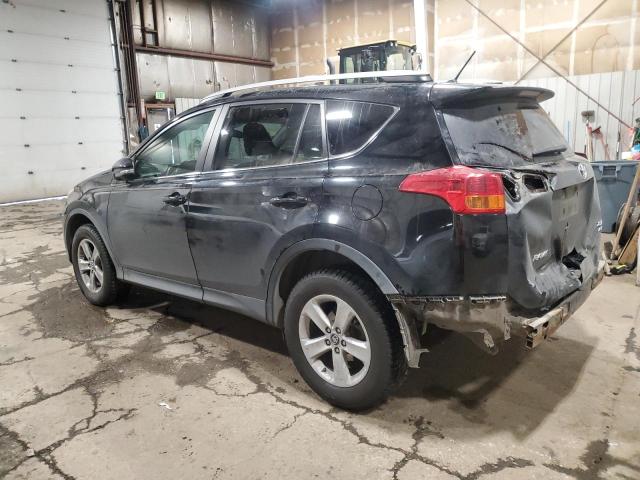 2T3RFREV3DW031078 - 2013 TOYOTA RAV4 XLE BLACK photo 2