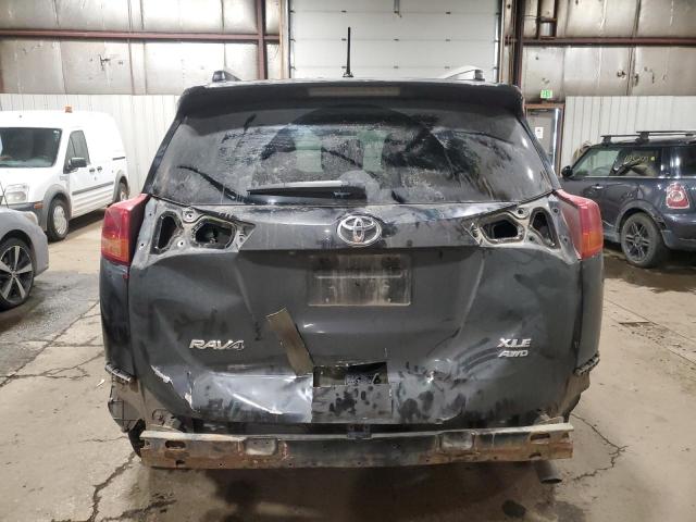 2T3RFREV3DW031078 - 2013 TOYOTA RAV4 XLE BLACK photo 6