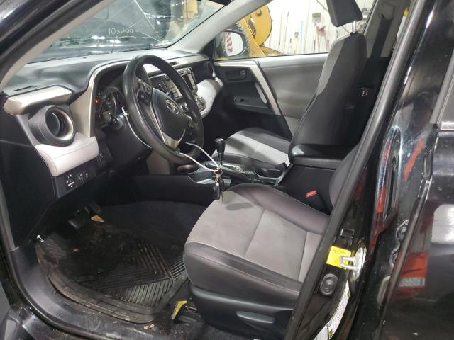2T3RFREV3DW031078 - 2013 TOYOTA RAV4 XLE BLACK photo 7