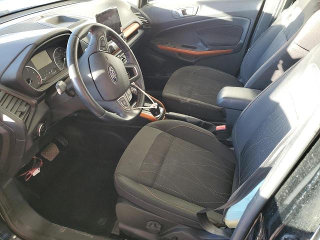 MAJ3S2GE2MC451753 - 2021 FORD ECOSPORT SE Սև լուսանկար 7