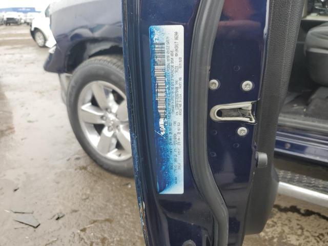1C6RR7GT2DS676408 - 2013 RAM 1500 SLT BLUE photo 12