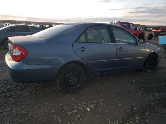 4T1BE32K64U894736 - 2004 TOYOTA CAMRY LE BLUE photo 3