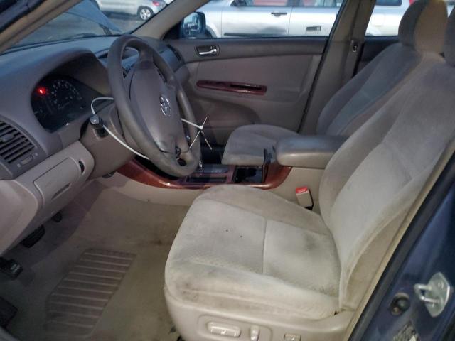 4T1BE32K64U894736 - 2004 TOYOTA CAMRY LE BLUE photo 7