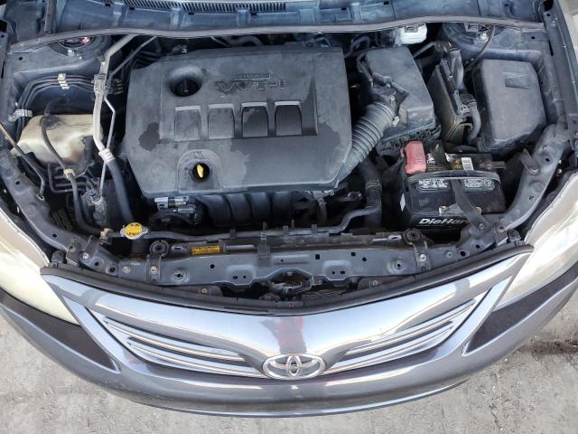 2T1BU4EE6DC927573 - 2013 TOYOTA COROLLA BASE ნაცრისფერი ფოტო 12