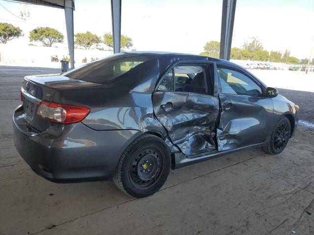 2T1BU4EE6DC927573 - 2013 TOYOTA COROLLA BASE ნაცრისფერი ფოტო 3