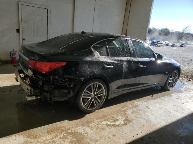 JN1BV7AP1FM334881 - 2015 INFINITI Q50 BASE BLACK photo 3