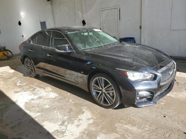 JN1BV7AP1FM334881 - 2015 INFINITI Q50 BASE BLACK photo 4