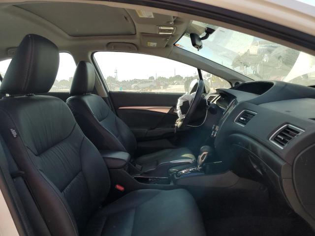 19XFB2F93FE282897 - 2015 HONDA CIVIC EXL WHITE photo 5