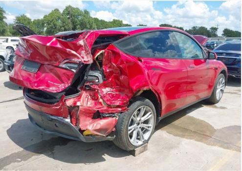 7SAYGDEE5PA177066 - 2023 TESLA MODEL Y Qırmızı foto 4