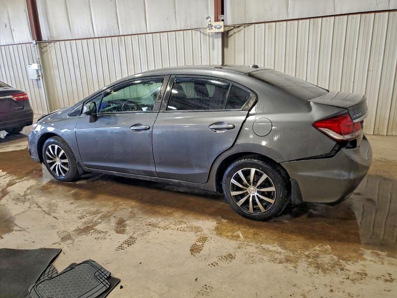 2HGFB2F93DH517236 - 2013 HONDA CIVIC EXL GRAY photo 2
