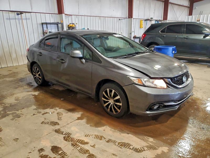 2HGFB2F93DH517236 - 2013 HONDA CIVIC EXL GRAY photo 4