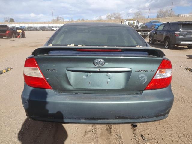 4T1BE32K24U371066 - 2004 TOYOTA CAMRY LE GREEN photo 6