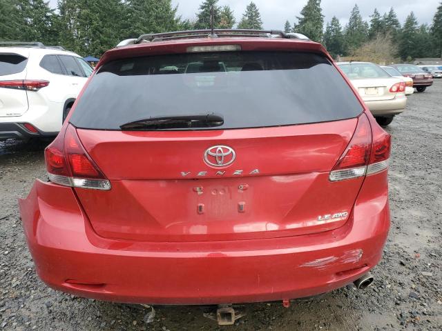 4T3BK3BB9DU089412 - 2013 TOYOTA VENZA LE RED photo 6