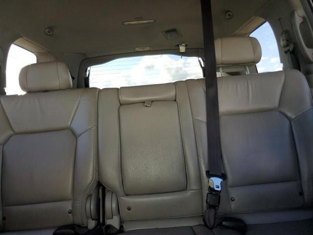 5FNYF3H57BB058422 - 2011 HONDA PILOT EXL WHITE photo 10