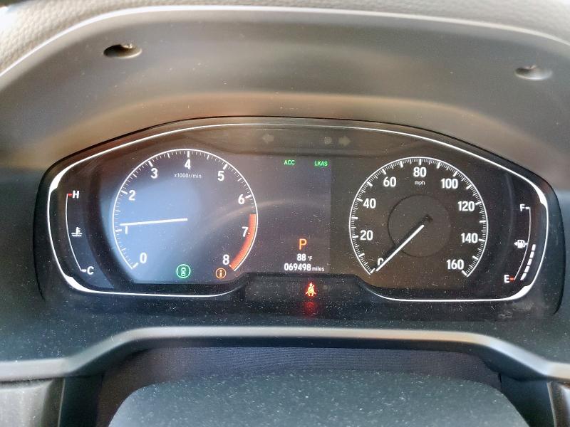 1HGCV1F91JA045147 - 2018 HONDA ACCORD TOURING BLACK photo 9