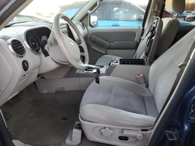 1FMEU73E87UB64931 - 2007 FORD EXPLORER XLT BLUE photo 7