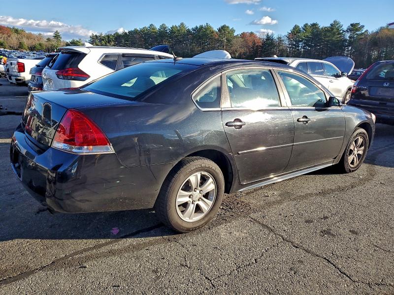 2G1WA5E37C1181672 - 2012 CHEVROLET IMPALA LS შავი ფოტო 3