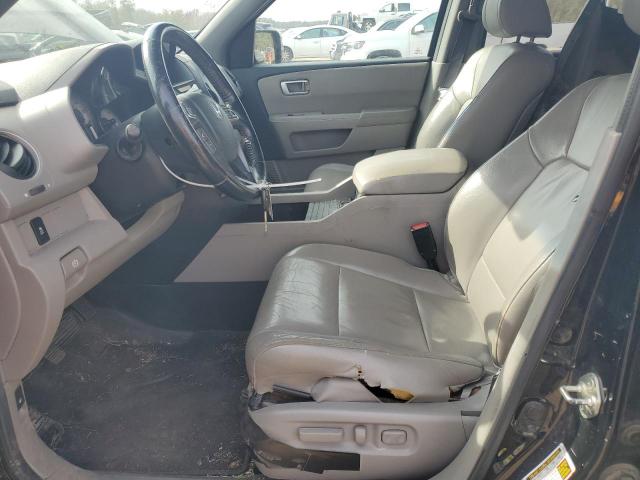 5FNYF4H59DB004094 - 2013 HONDA PILOT EXL BLACK photo 7