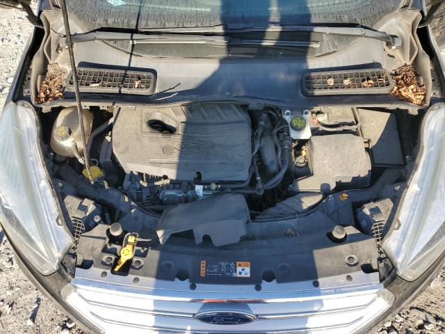 1FMCU0JD7HUB80130 - 2017 FORD ESCAPE TITANIUM BLACK photo 12