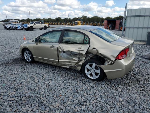 1HGFA16857L035461 - 2007 HONDA CIVIC EX BEIGE photo 2
