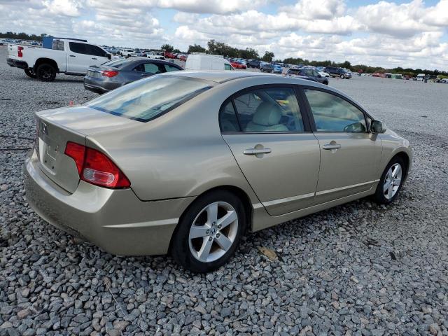 1HGFA16857L035461 - 2007 HONDA CIVIC EX BEIGE photo 3