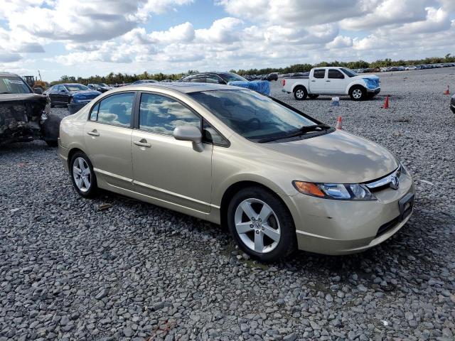 1HGFA16857L035461 - 2007 HONDA CIVIC EX BEIGE photo 4