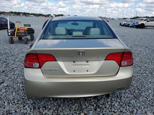 1HGFA16857L035461 - 2007 HONDA CIVIC EX BEIGE photo 6