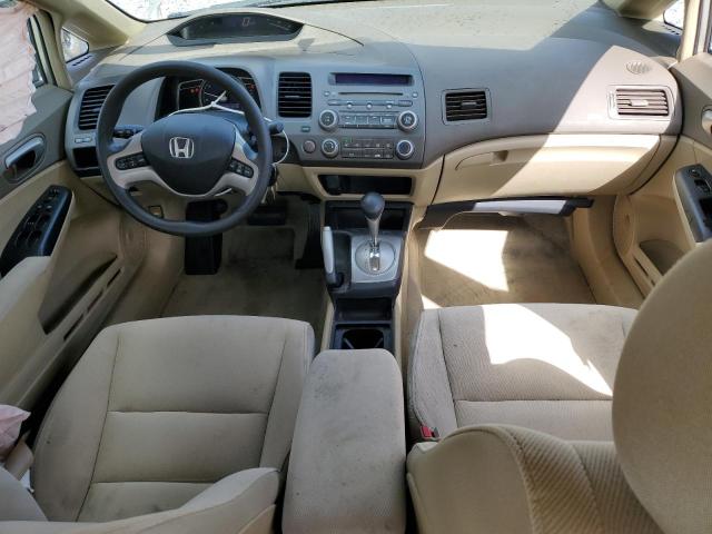 1HGFA16857L035461 - 2007 HONDA CIVIC EX BEIGE photo 8