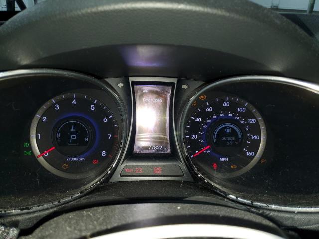 5XYZU3LA8DG016965 - 2013 HYUNDAI SANTA FE S BLACK photo 9