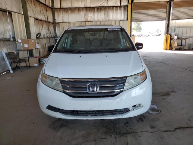 5FNRL5H67CB089026 - 2012 HONDA ODYSSEY EXL WHITE photo 5