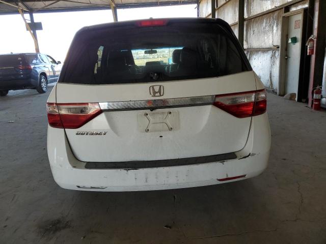 5FNRL5H67CB089026 - 2012 HONDA ODYSSEY EXL WHITE photo 6
