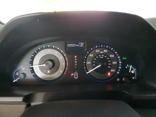 5FNRL5H67CB089026 - 2012 HONDA ODYSSEY EXL WHITE photo 9