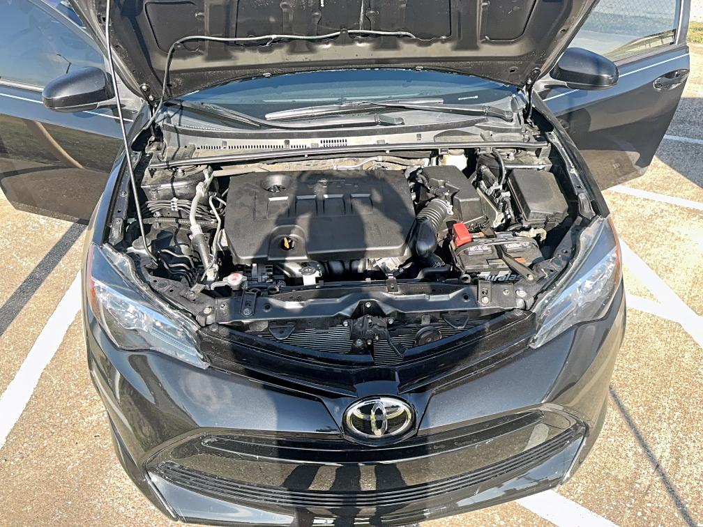 5YFBURHE1KP862976 - 2019 TOYOTA COROLLA L BLACK photo 7