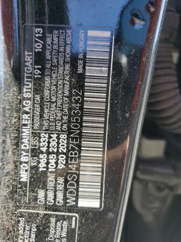 WDDSJ4EB7EN053432 - 2014 MERCEDES-BENZ CLA 250 BLACK photo 12