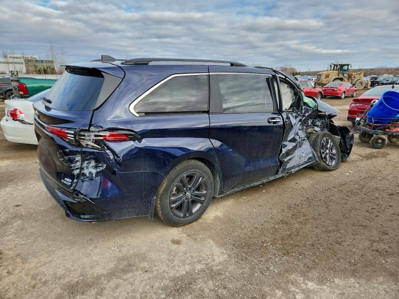 5TDGSKFC9RS147630 - 2024 TOYOTA SIENNA LE 蓝色 照片 3