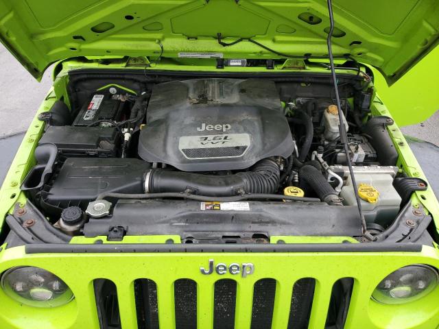 1C4BJWDGXCL269562 - 2012 JEEP WRANGLER U SPORT 绿色 照片 12