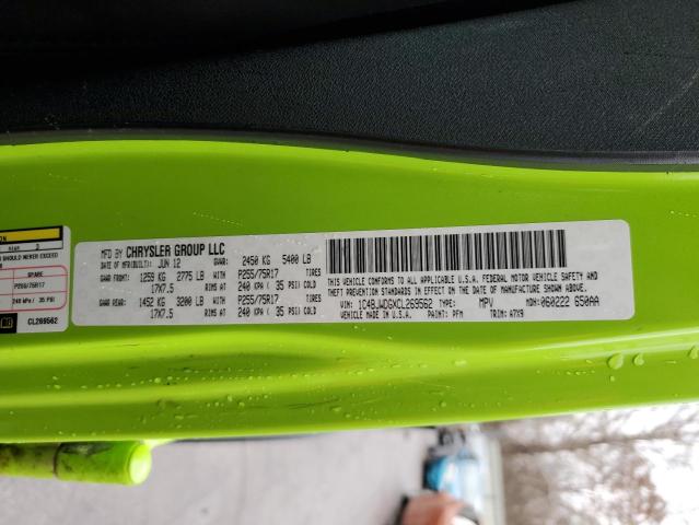 1C4BJWDGXCL269562 - 2012 JEEP WRANGLER U SPORT 绿色 照片 13