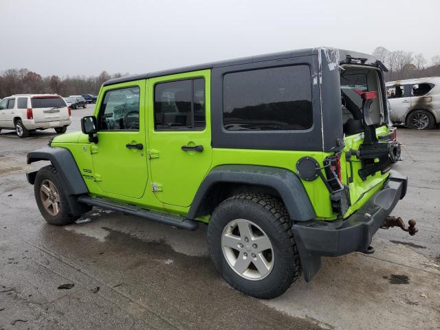1C4BJWDGXCL269562 - 2012 JEEP WRANGLER U SPORT 绿色 照片 2