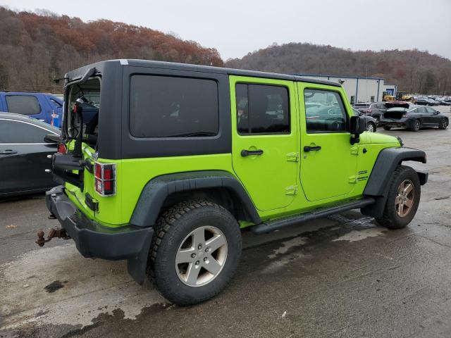 1C4BJWDGXCL269562 - 2012 JEEP WRANGLER U SPORT 绿色 照片 3