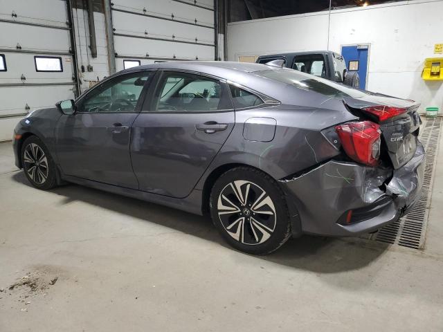 2HGFC1F37JH640004 - 2018 HONDA CIVIC EX GRAY photo 2