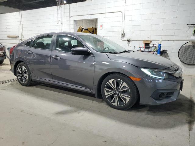 2HGFC1F37JH640004 - 2018 HONDA CIVIC EX GRAY photo 4